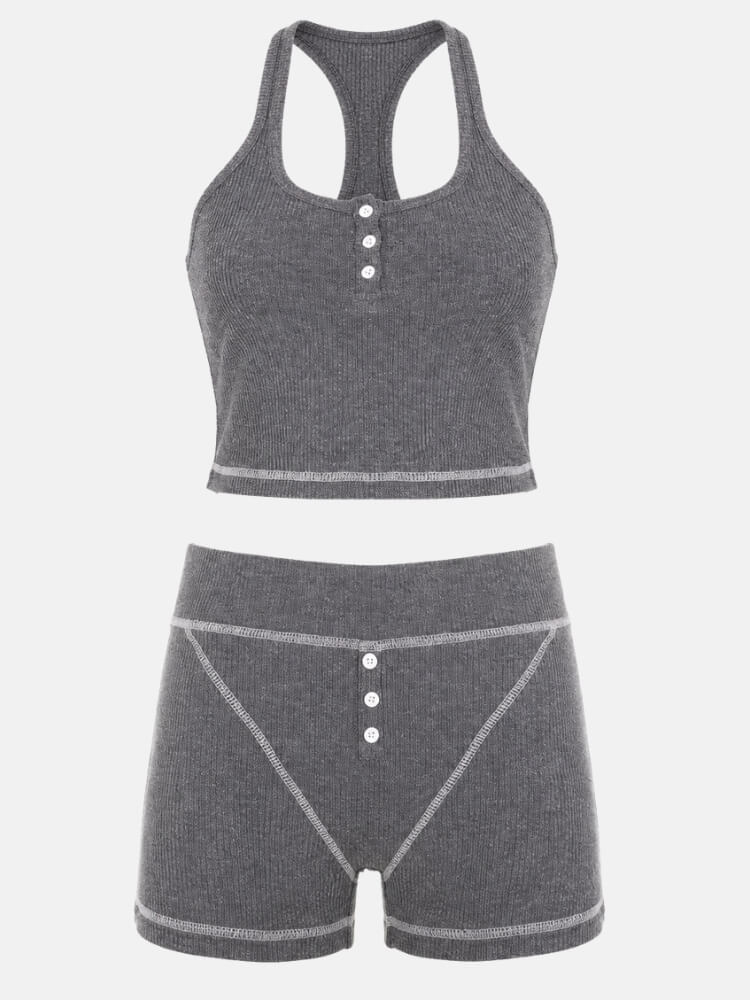 Y2K Racerback Shorts Set