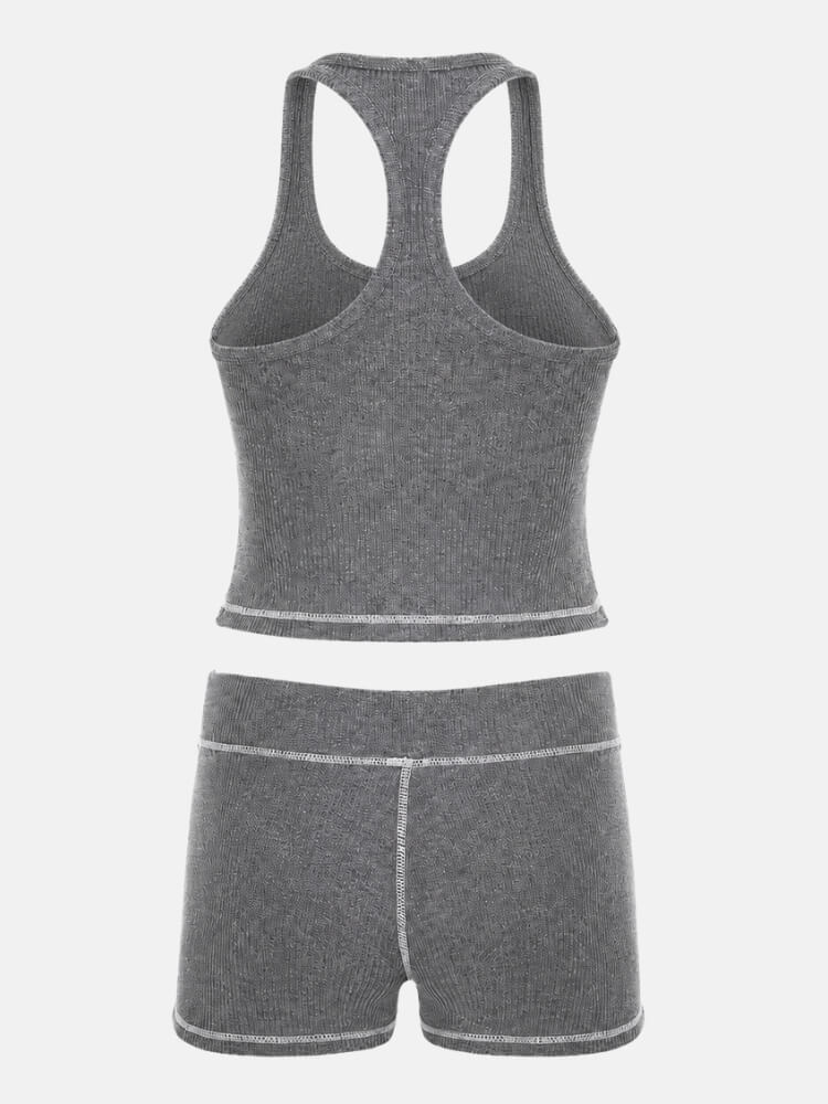 Y2K Racerback Shorts Set