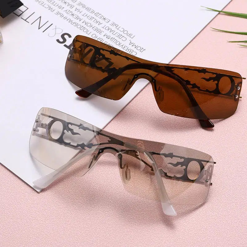 Occhiali da sole rettangolari CK23508S Calvin Klein® | 00CK23508S200