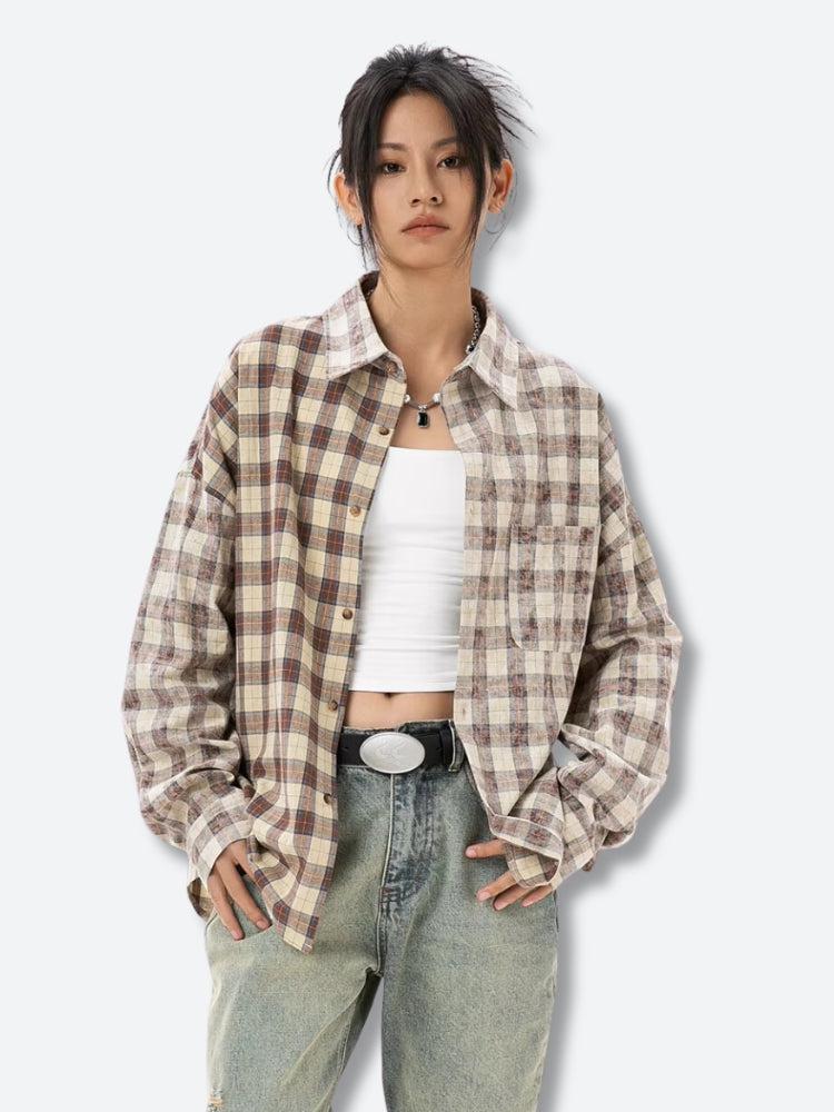 Women's Plaid Shirts | Long Sleeve & Flannels | LitLookz Studio
