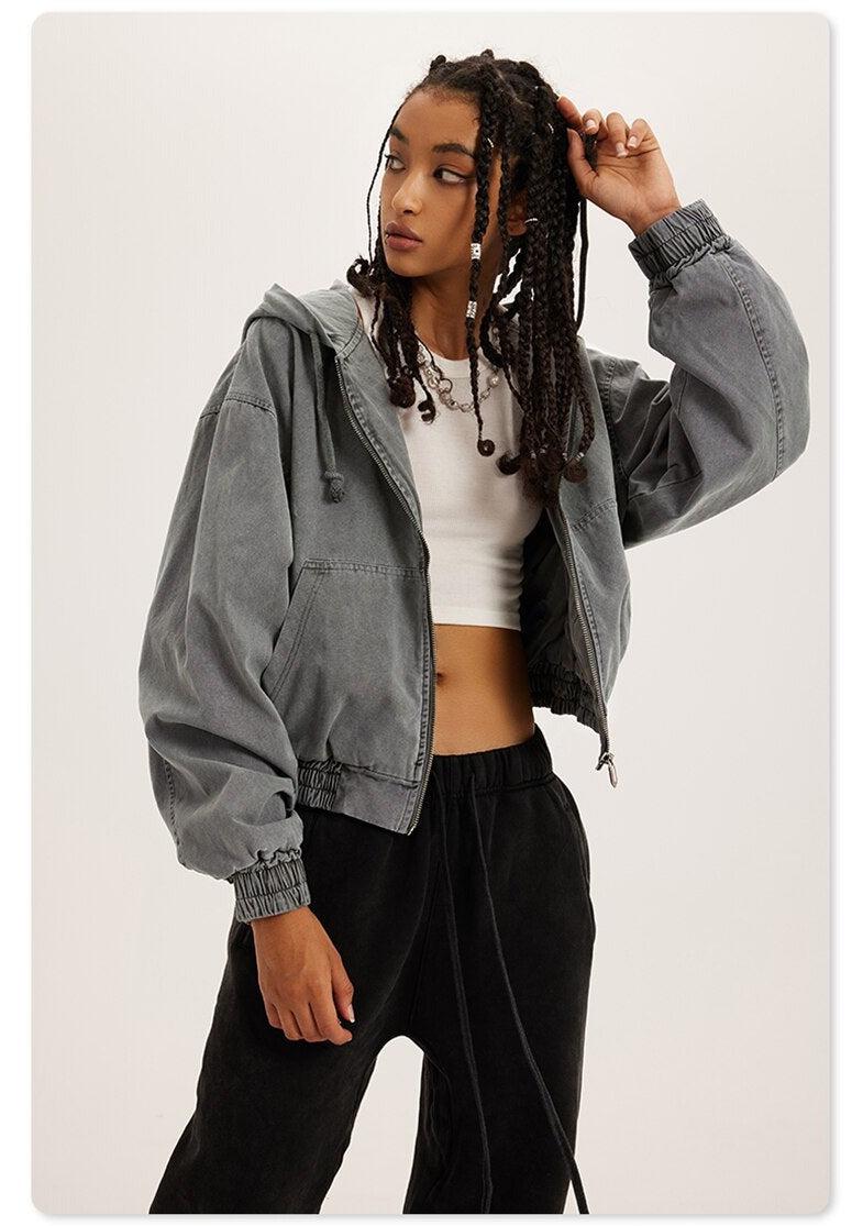 Y2K Retro Zip-Up Hoodie