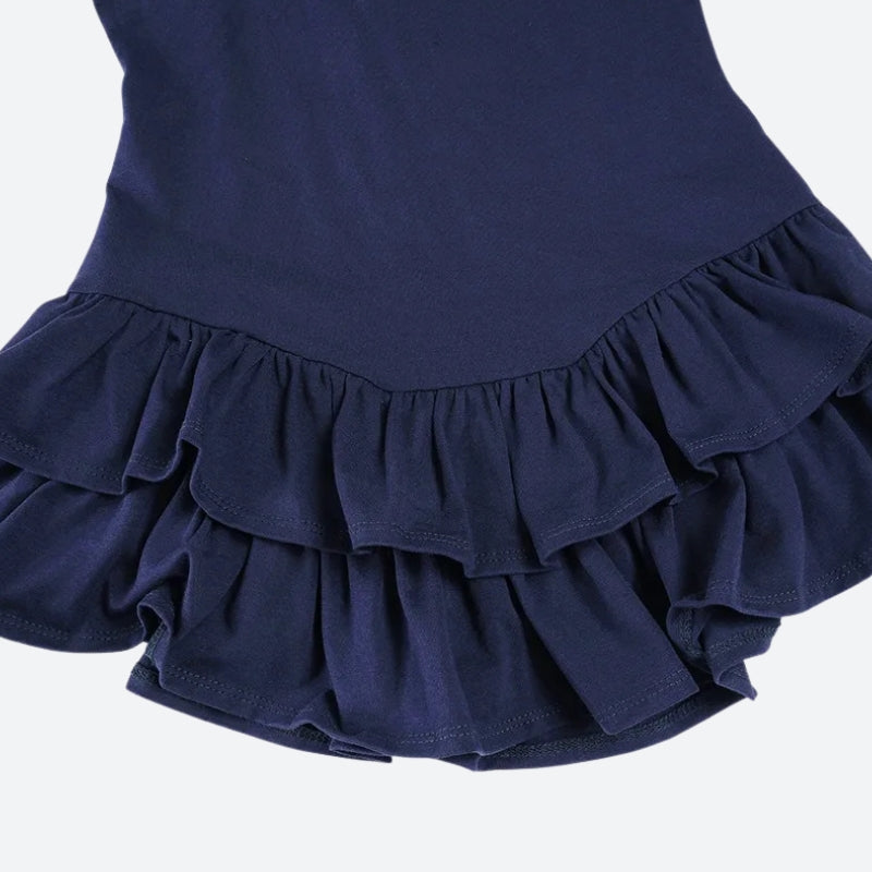 Y2K Ruffled Polo Mini Dress - Litlookz Studio Y2K Ruffled Polo Mini Dress - Litlookz Studio