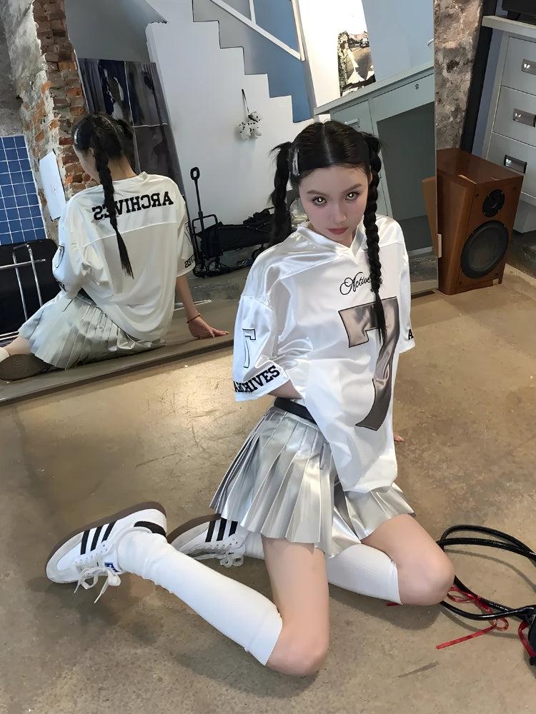 Y2K Seven Jersey Top - Litlookz Studio