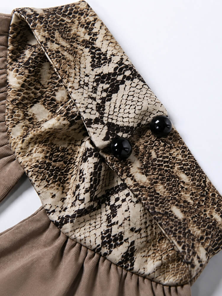 Y2K Snakeskin Shorts & Top Set