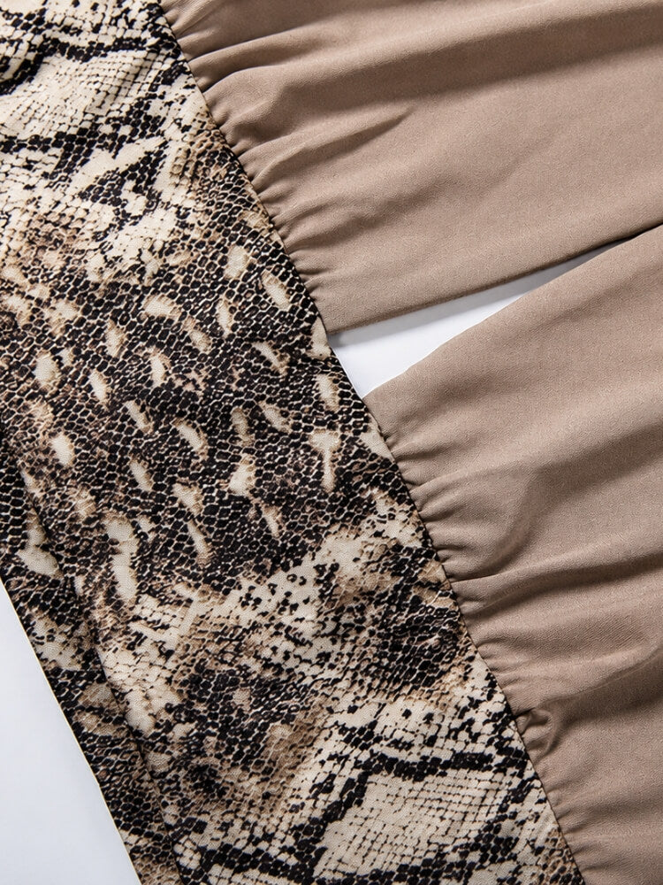 Y2K Snakeskin Shorts & Top Set