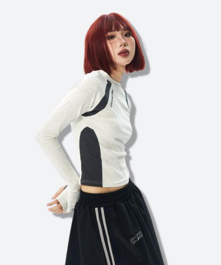 Y2K Sportswear Top - Litlookz Studio