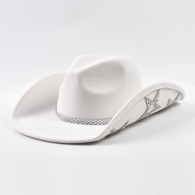 Y2K Star Cowgirl Hat