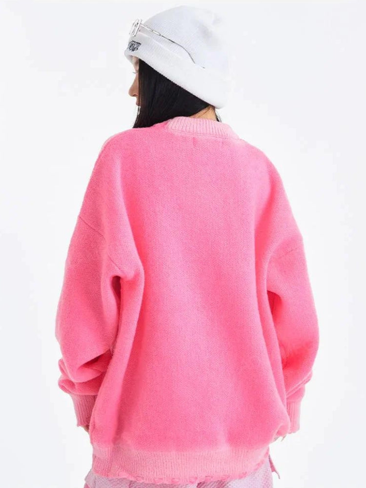 Y2K Star Distressed Sweater Litlookz Studio