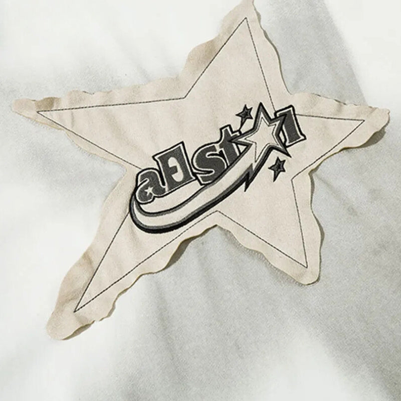 Y2K Star Patch Tee - Litlookz Studio