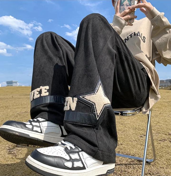 パンツ drip swag y2k starpants Y2K Star Wide Leg Sweatpants - Litlookz Studio
