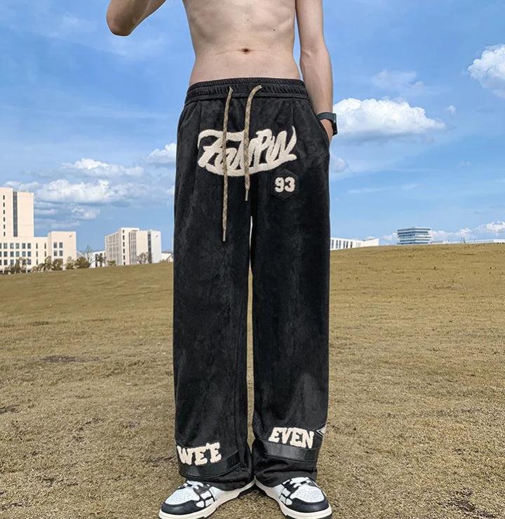 Y2K Star Wide Leg Sweatpants - Litlookz Studio
