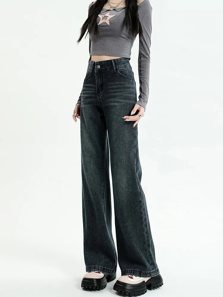 Y2K Straight Leg Denim Jeans