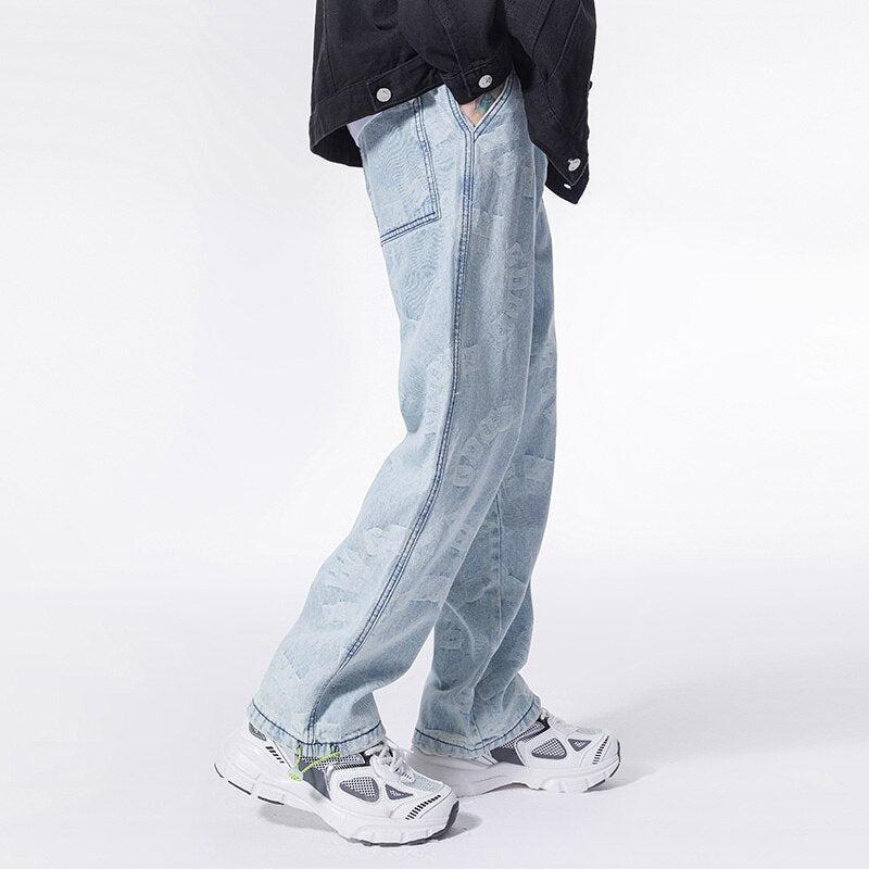 Y2K Straight Leg Jeans - Litlookz Studio