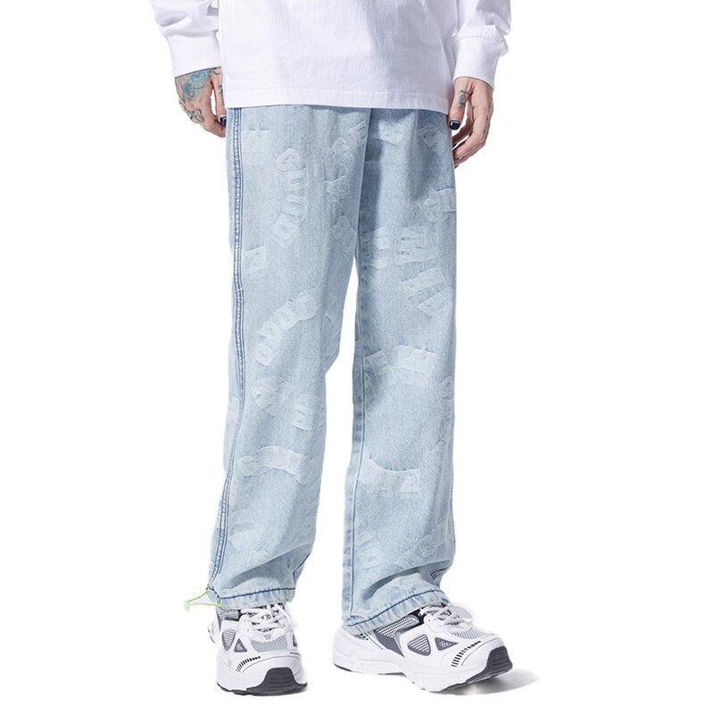 Y2K Straight Leg Jeans - Litlookz Studio