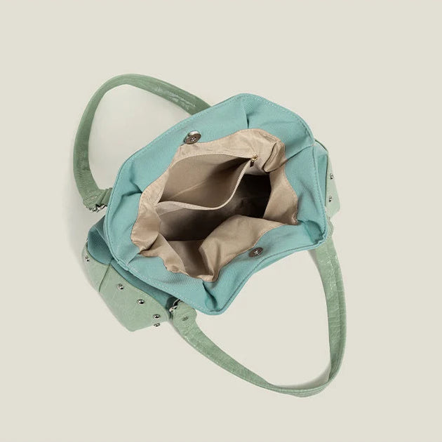 Y2K Studded Buckle Shoulder Bag