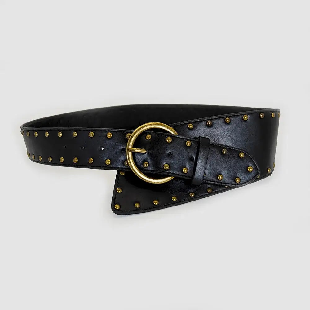 Shop Y2K Studded Wide Belt - Litlookz Studio