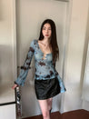 Y2K Tie Dye Sheer Tee