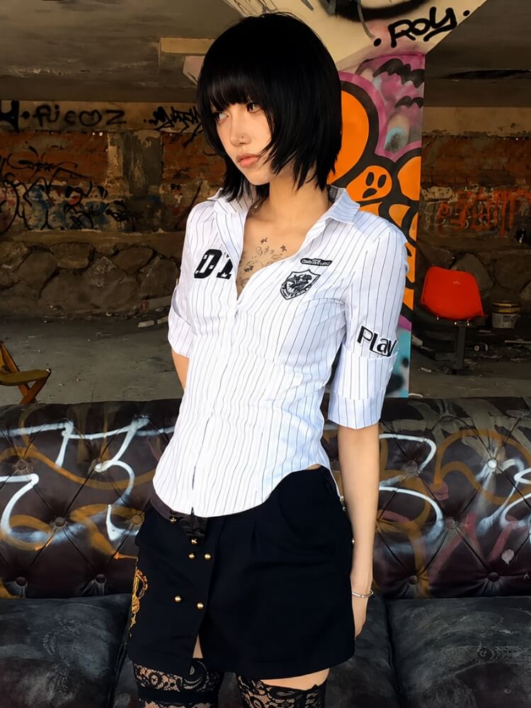 Y2K Varsity Shirt