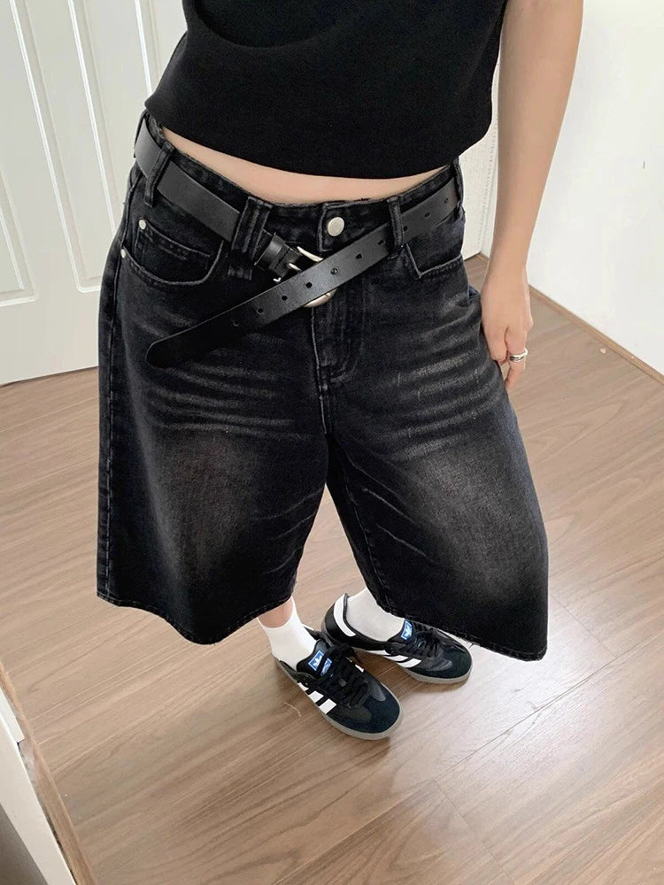 Y2K Vintage Baggy Denim Jorts