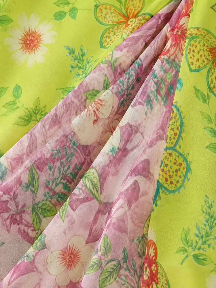 Y2K Vintage Floral Skirt