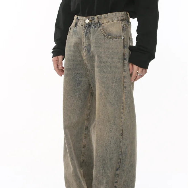 Y2K Washed Denim Baggy Jeans