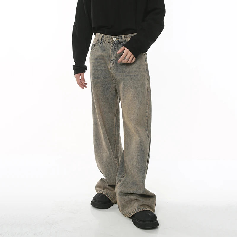 Y2K Washed Denim Baggy Jeans