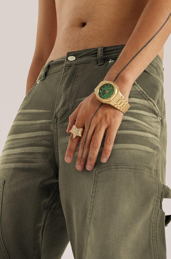 Y2K Washed Distressed Jeans