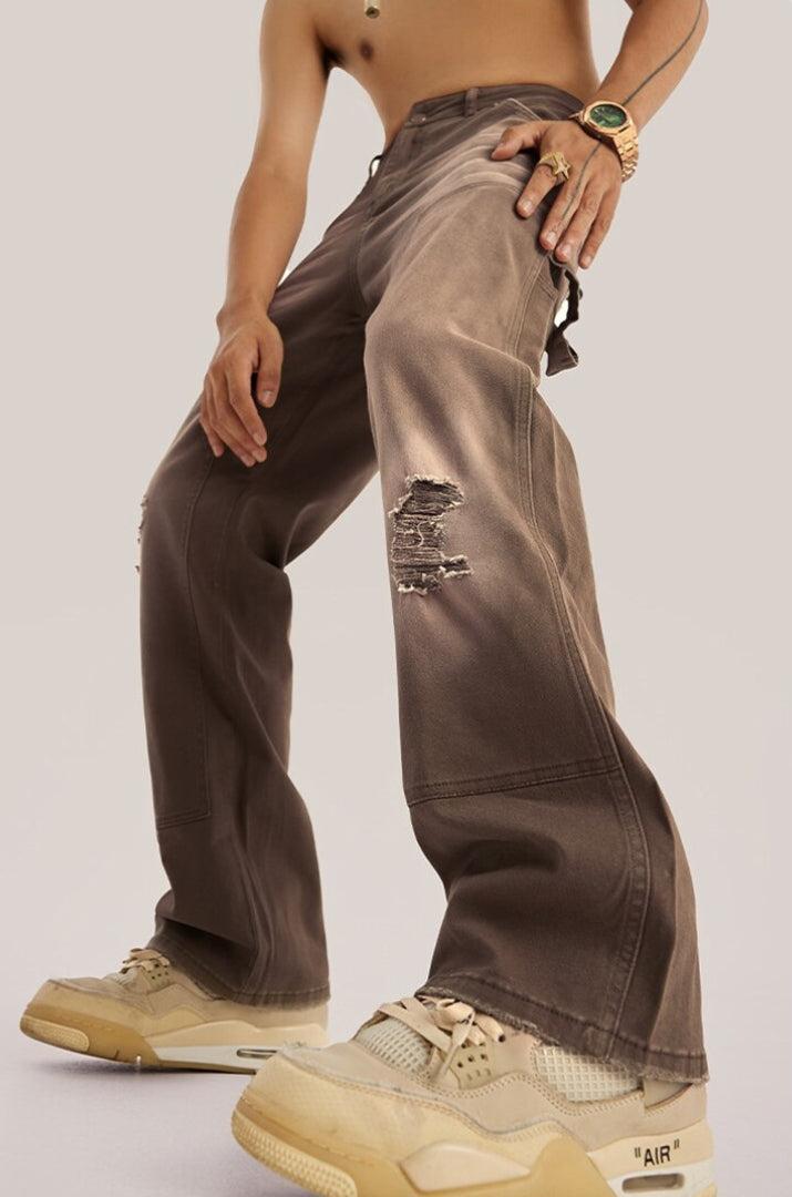 Y2K Washed Distressed Jeans