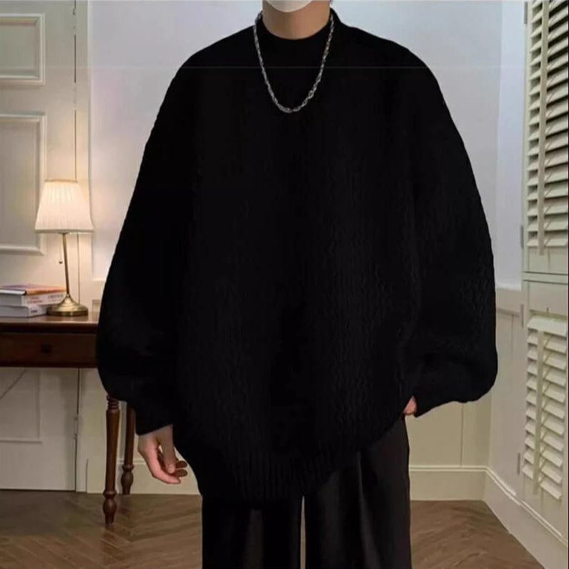 Y2K Wavy Knit Sweater