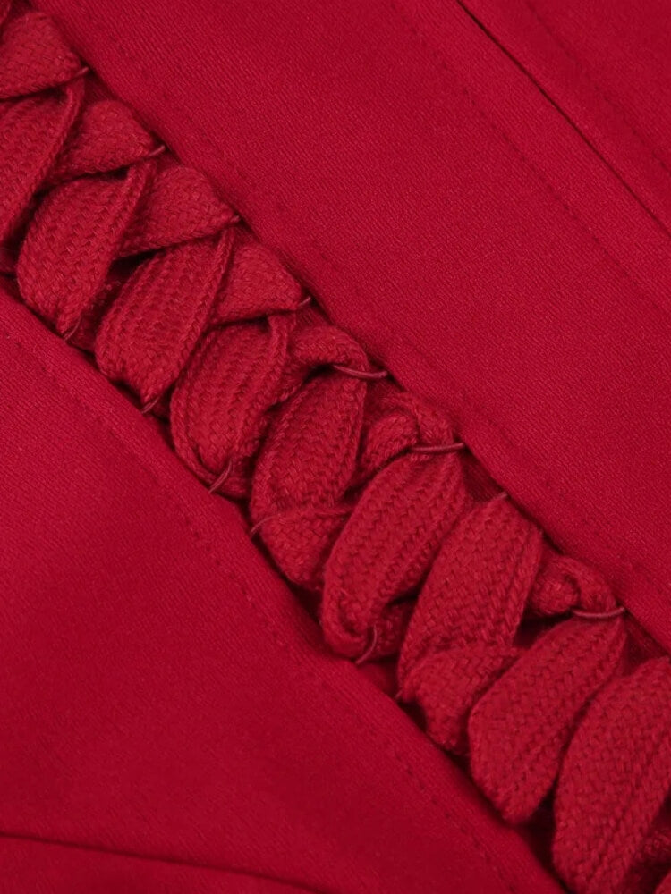 Y2K Zip Halter Top