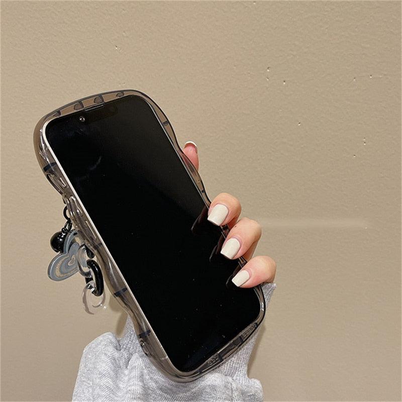 Y2k Chain and Heart iPhone Case - Litlookz Studio