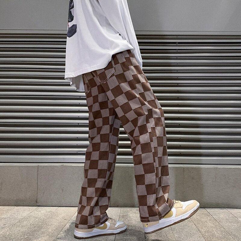 Y2K Checkered Pants