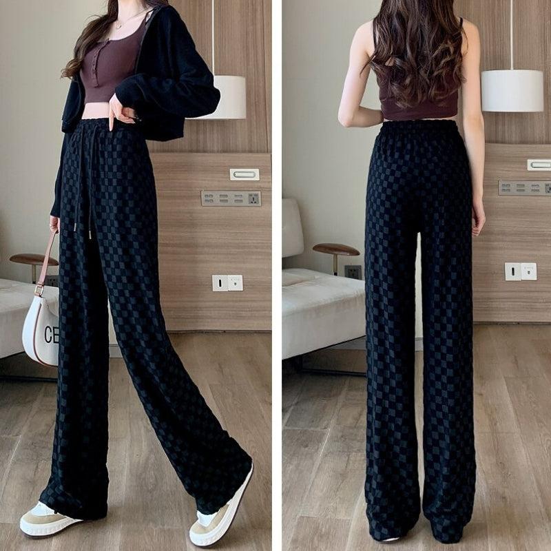 Y2K Checkered Sweatpants - Litlookz Studio