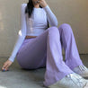 Y2K Slim Fit Flared Pants