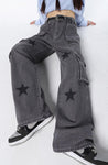 Y2K Star Printed Cargo Pants