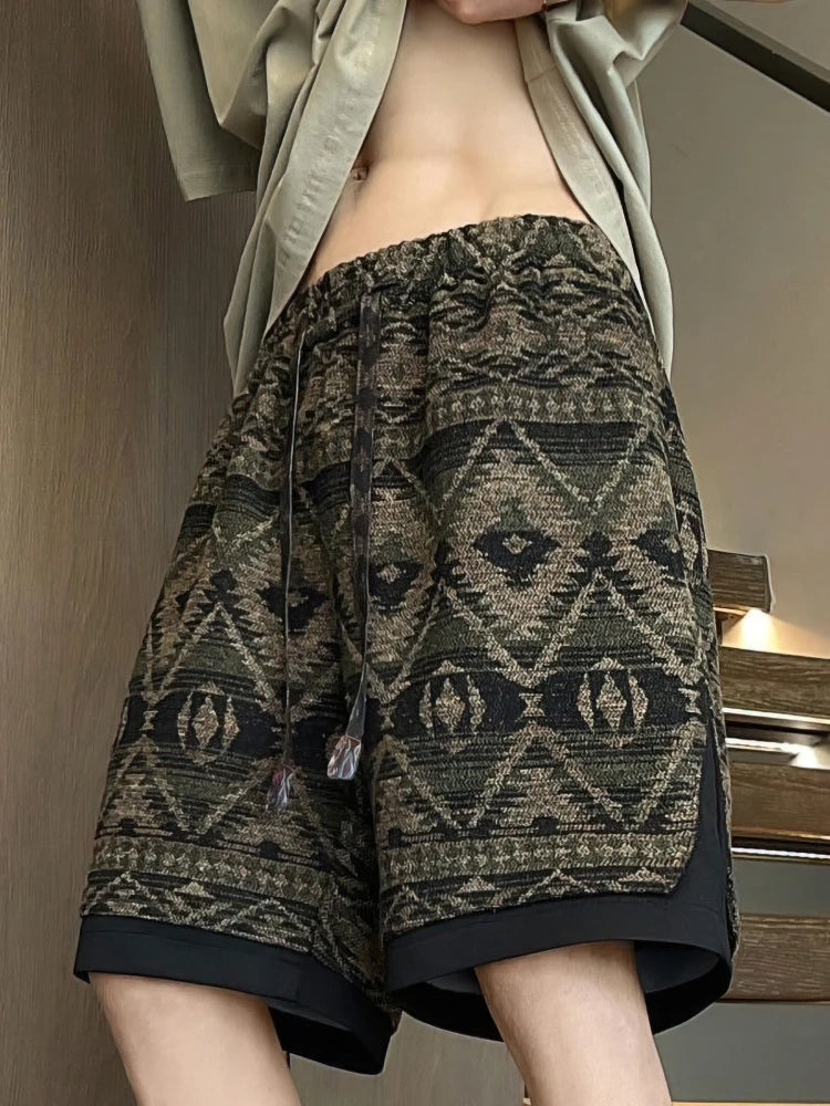 Y2k Vintage Ethnic Shorts