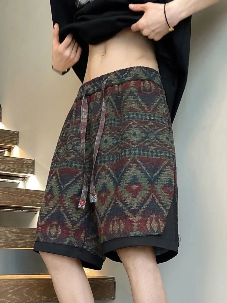 Y2k Vintage Ethnic Shorts