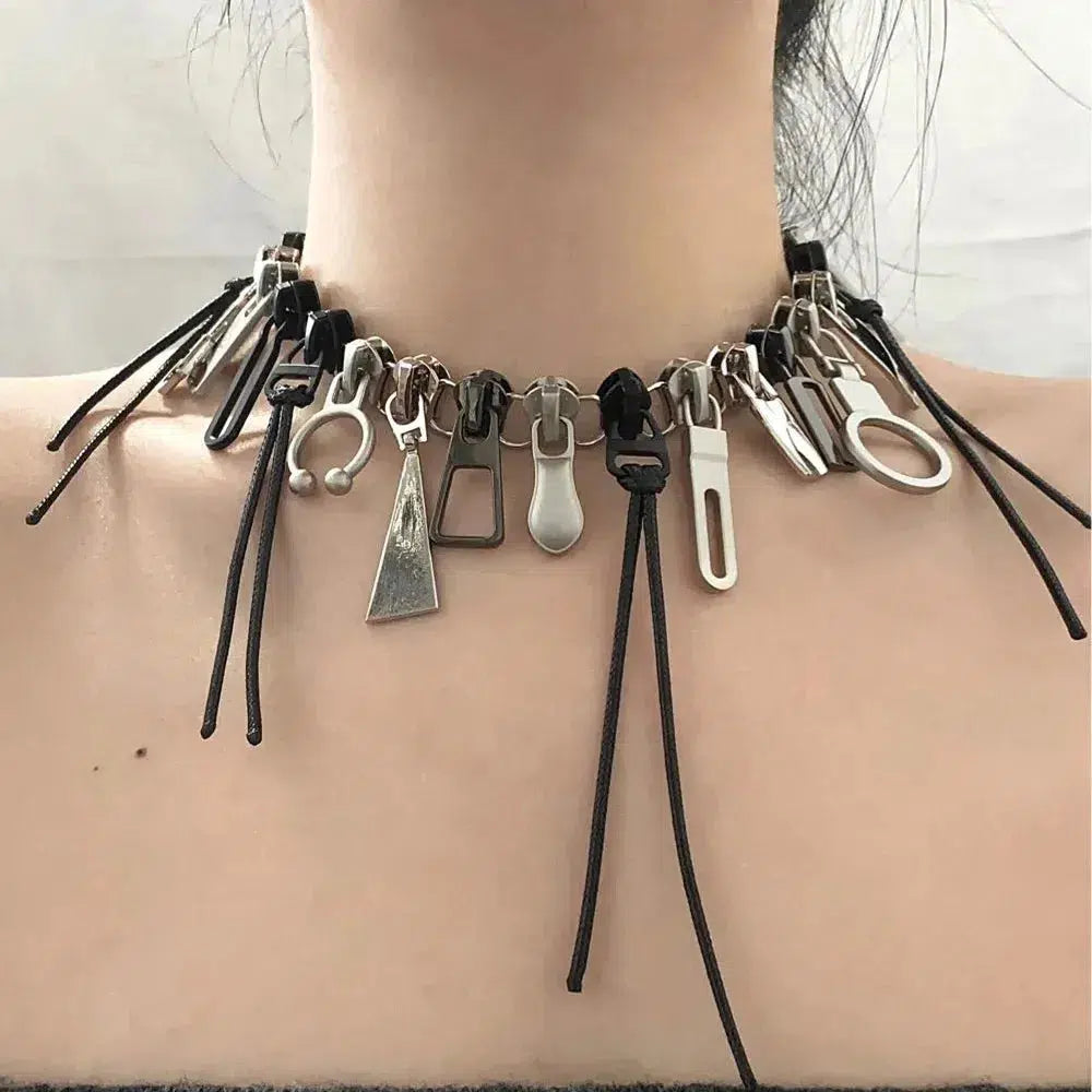 Zipper Chain Necklace