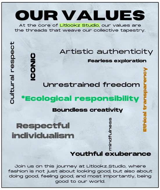 Litlookz studio values